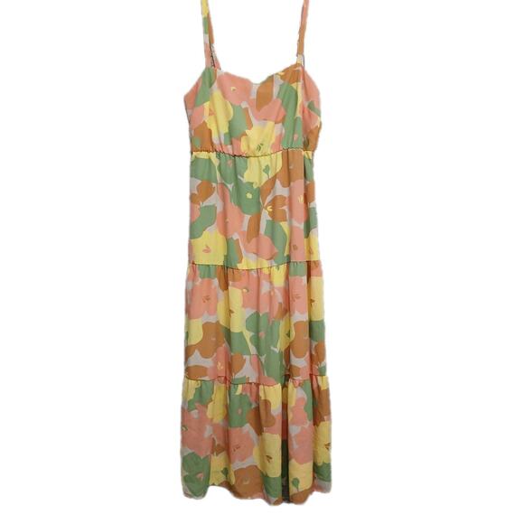 Anthropologie Social Standard Sanctuary Floral Collage Get-Away Maxi Dress Sz M - Picture 7 of 16